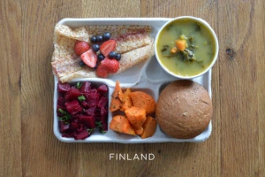 A Finnish school dinner