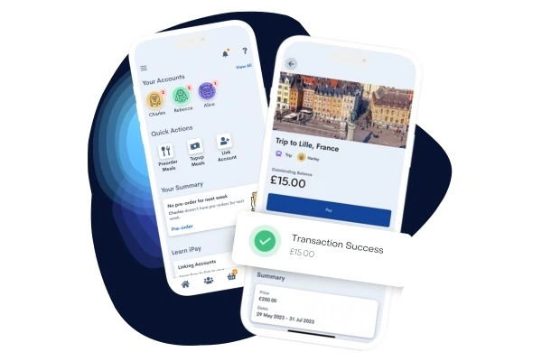 iPay app showing a successful payment