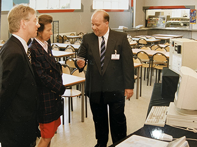 Princess Ann visiting Scottish schools
