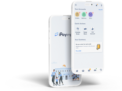 iPayimpact online payment app shown on mobile phone