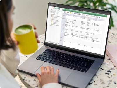 Nutmeg software shown on laptop