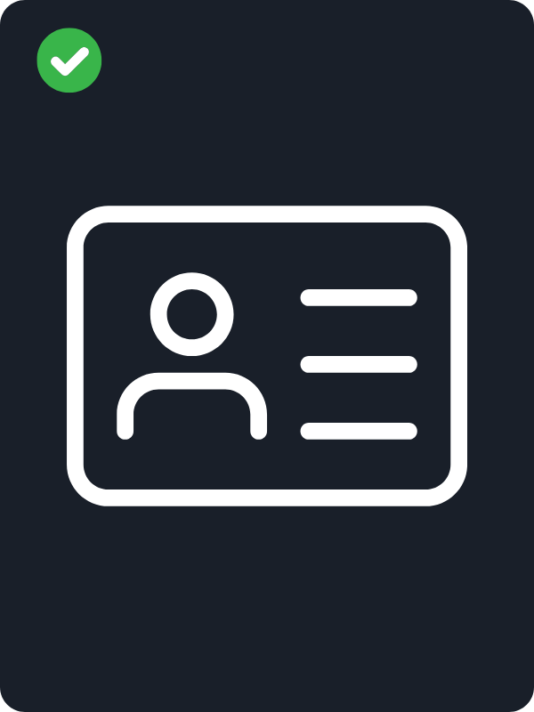 ID recognition icon