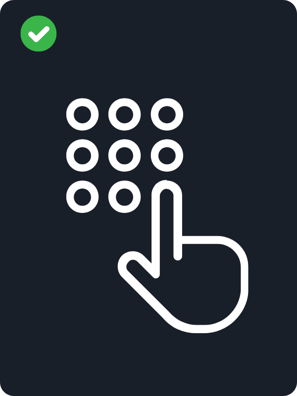 ID recognition icon