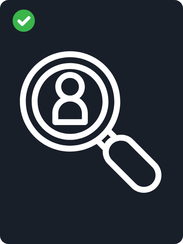 ID recognition icon