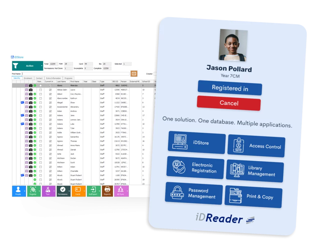 iDStore identity management