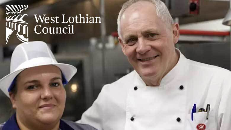 West Lothian Dinner ladies trained by top chef