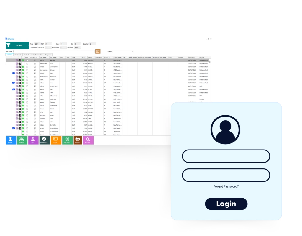 iDStore identity management software