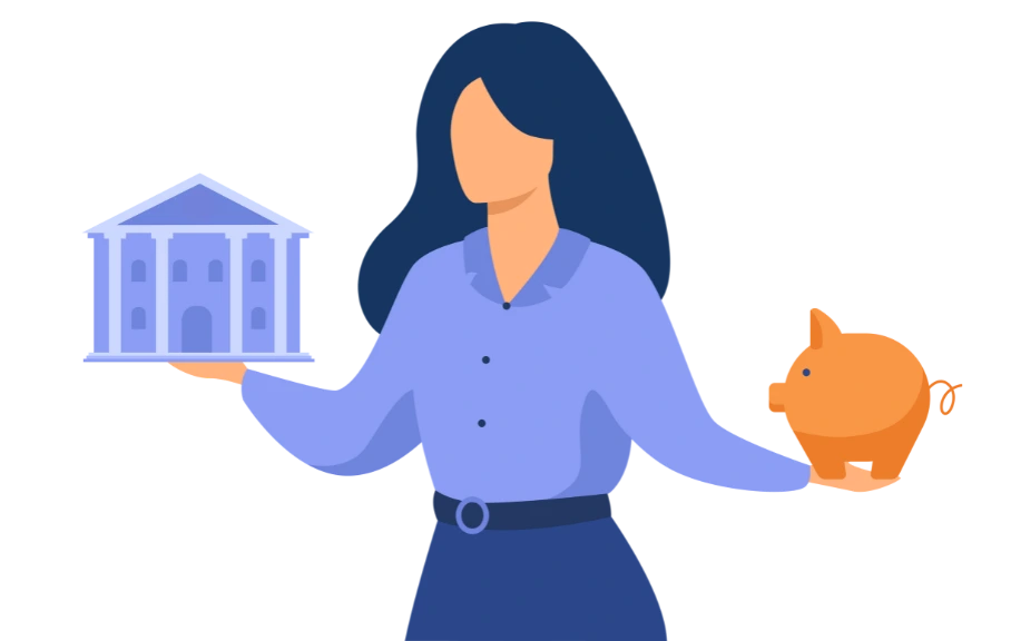 Illustration representing balancing a school budget.